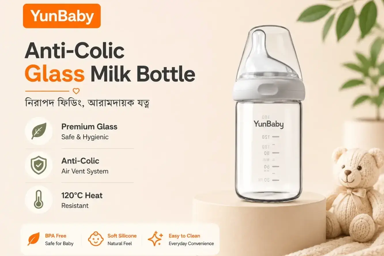 BPA-Free Glass Baby Bottles in Bangladesh