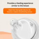 YunBaby BPA-Free Glass Baby Bottle 180ml - Image 5