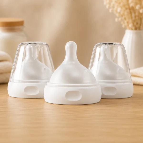 Breast-Like Silicone Baby Bottle Nipple for Natural Latch
